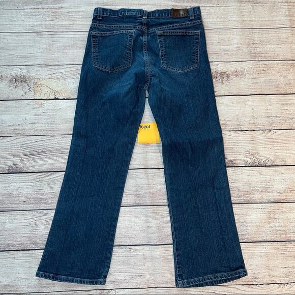 CALVIN KLEIN ICONIC STRAIGHT CUT BLUE JEANS 12 - Picture 4 of 7